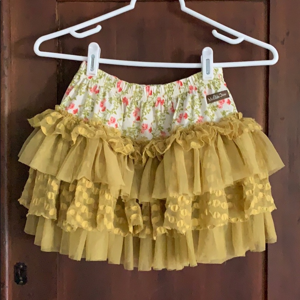 Matilda Jane Cotton Candy Tutu Skirt Size 6